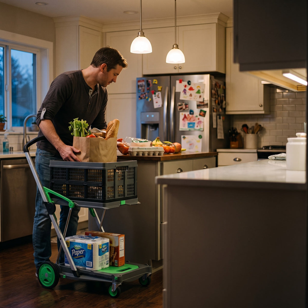 One trolley. One trip. Every week.