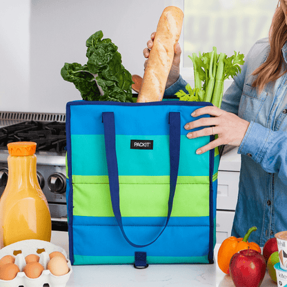 PackIt Freezable Grocery Tote — Built-in Cooling, Folds Flat for the Freezer – image 6