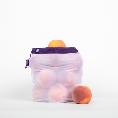 Lotus Produce Bags — Premium Mesh, Set of 9 (3 Sizes), Machine Washable – image 2